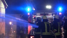 Feuer In Gleistal Agrar In Golmsdorf Bei Jena 00031